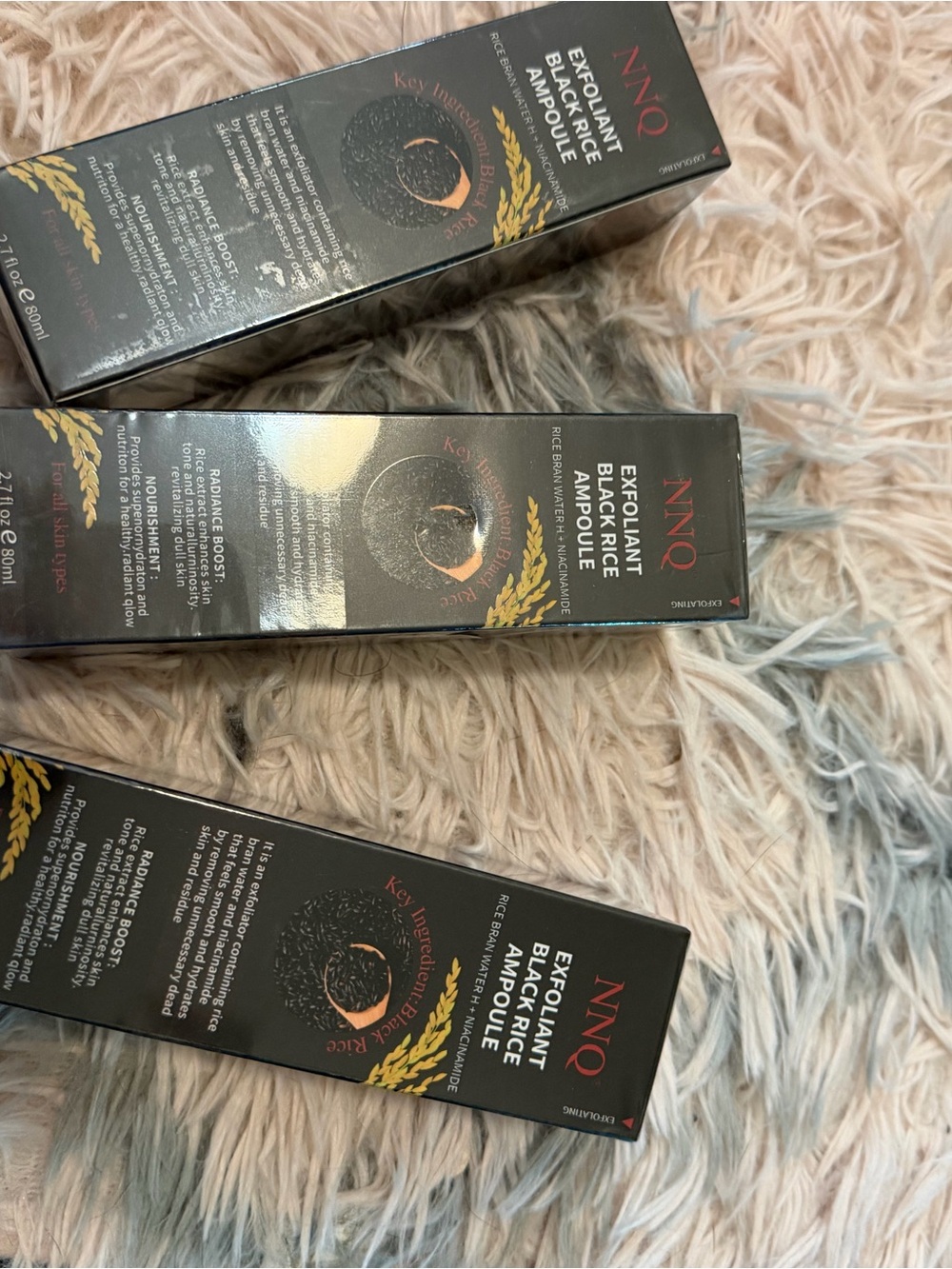 Exfoliant Black Rice Ampoule - Black | Women Skincare